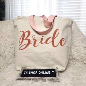 STUDIO MABELLE Bride canvas tote bag 100% cotton NWT